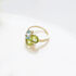 LAYLA 1 Damen Ring Gold 375 (9 Karat) Peridot Gr&uuml;n 2,2 ct Oval