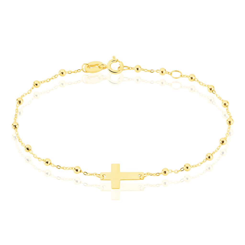 Bracelet Evelina Maille Boule Or Jaune - Spannringe Kinder | OROVIVO