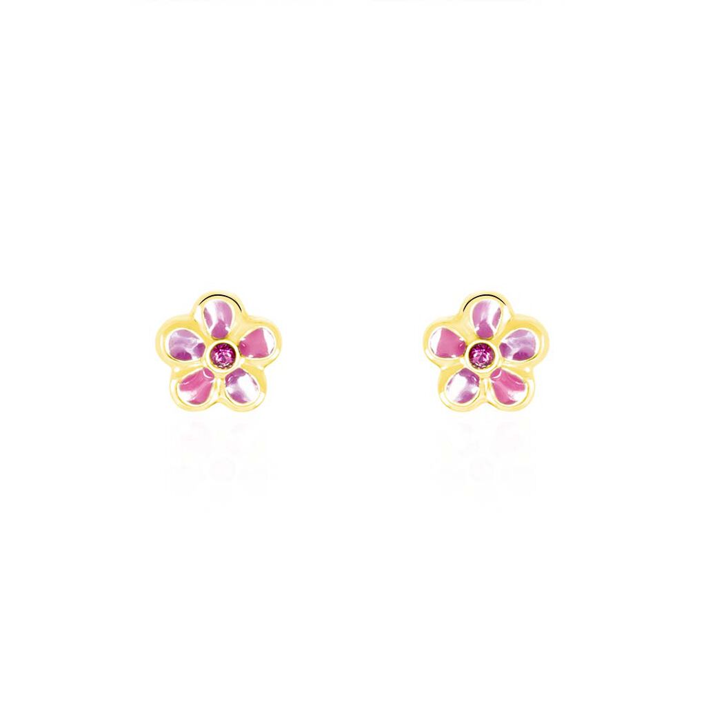 Kinder Ohrstecker Gold 333 Blume - Ohrstecker Kinder | OROVIVO