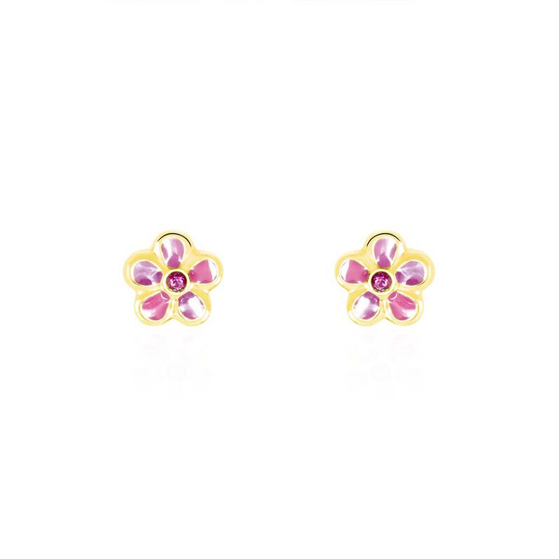 Kinder Ohrstecker Gold 333 Blume - Ohrstecker Kinder | OROVIVO