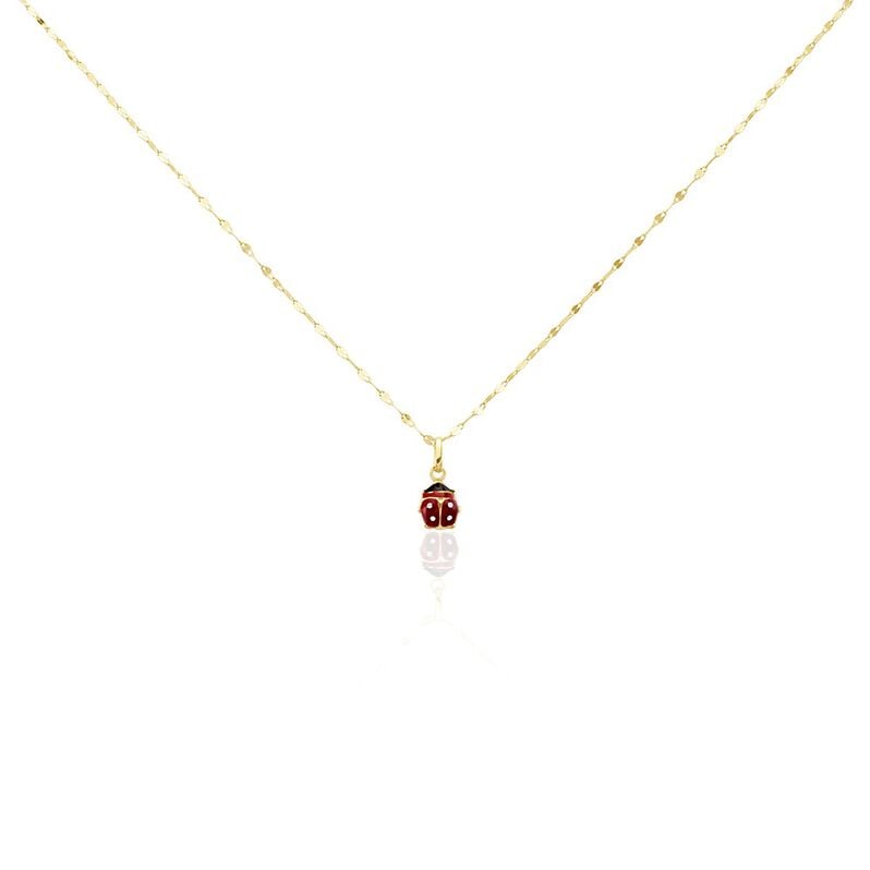 Collier Deena Or Jaune Oxyde De Zirconium - Spannringe Kinder | OROVIVO