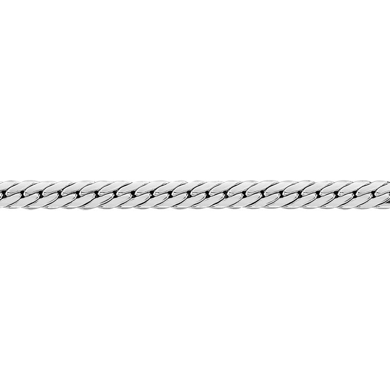 Collier Izel Maille Anglaise Or Blanc - Spannringe Damen | OROVIVO