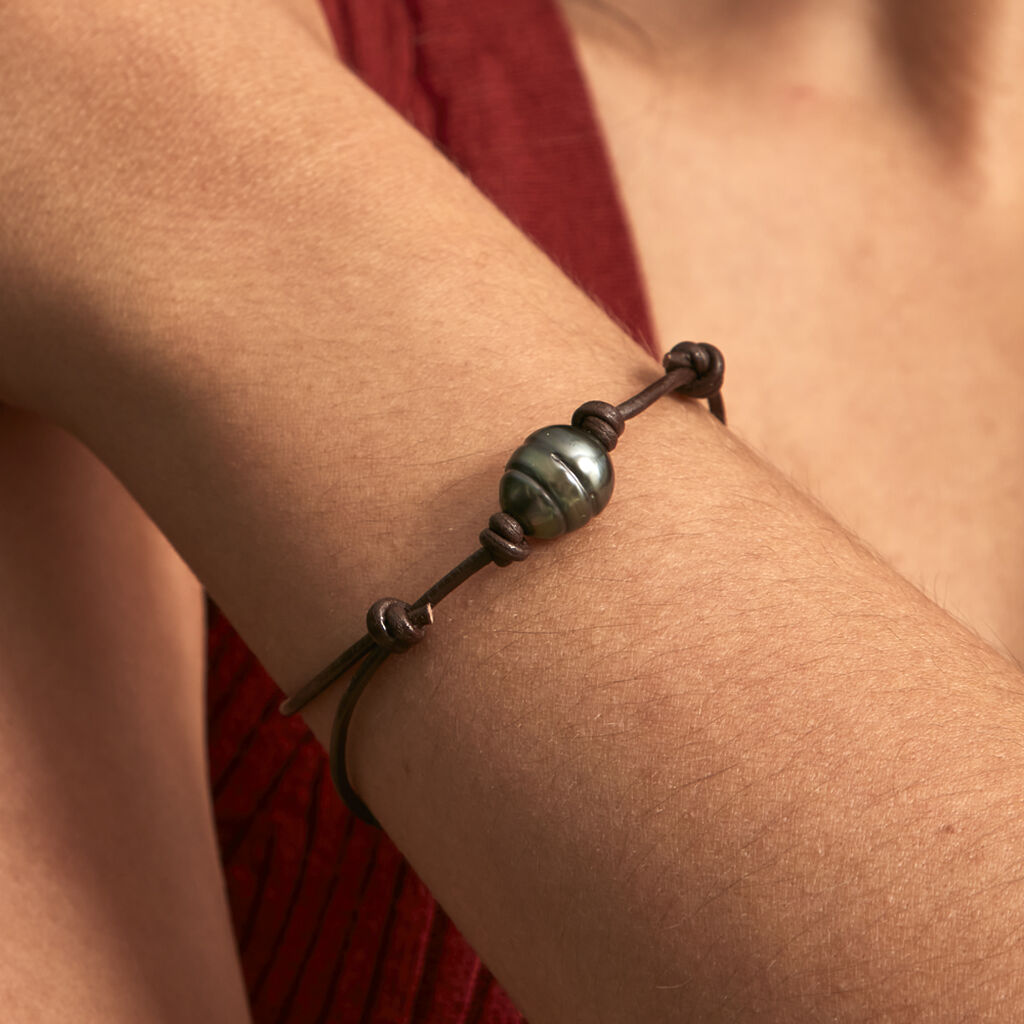Bracelet Cordon Et Perle - Spannringe Damen | OROVIVO