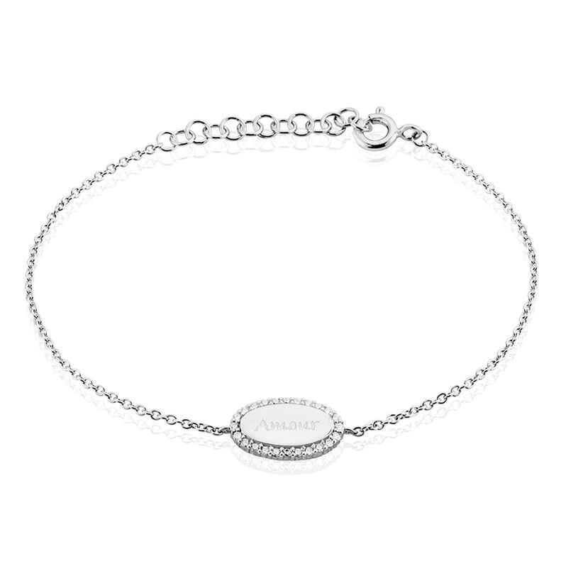Bracelet Argent Weiss Ankur Oxydes De Zirconium - Spannringe Damen | OROVIVO