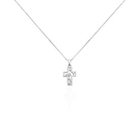 Damen Halskette Silber 925 Zirkonia Kreuz - Ketten mit Anhänger Damen | OROVIVO