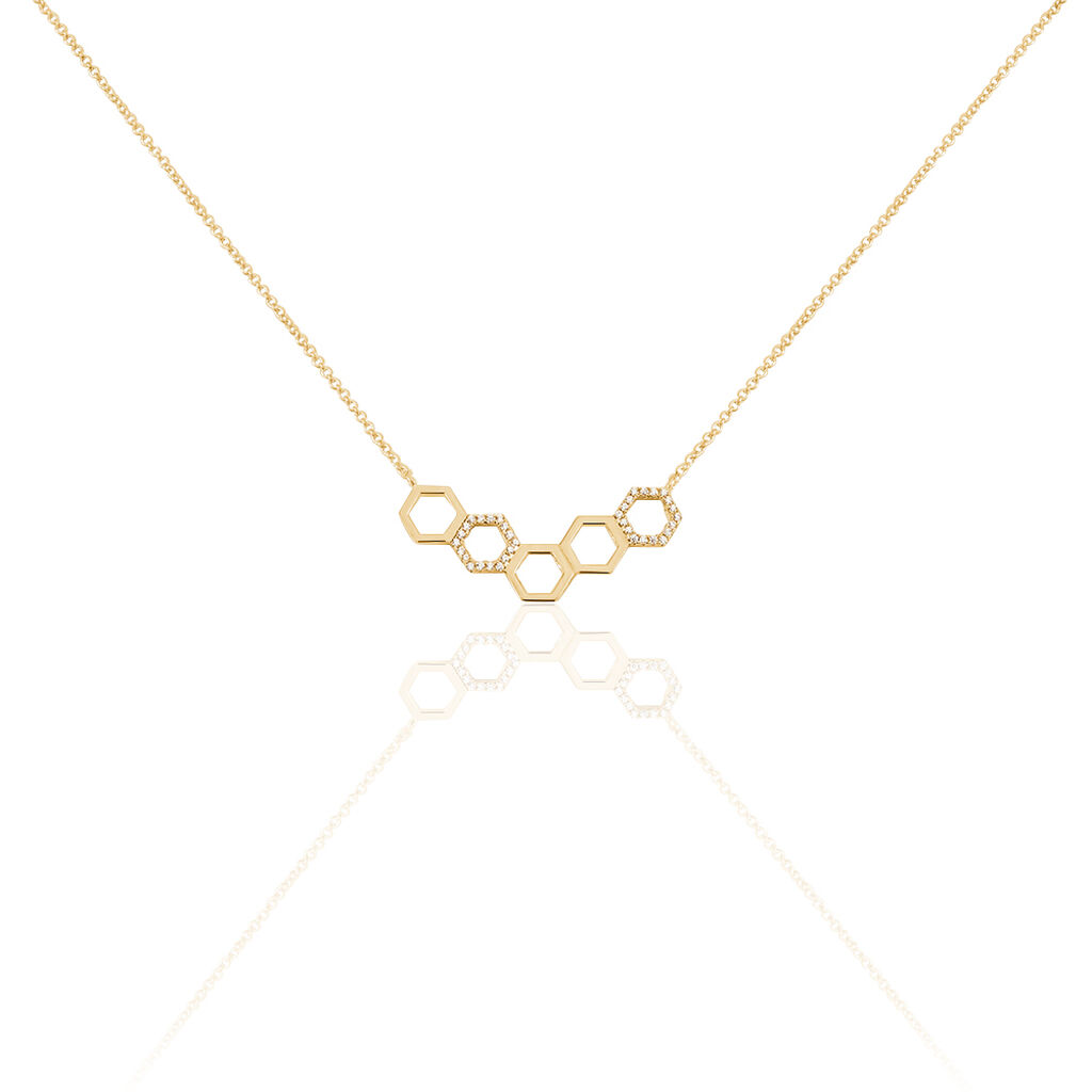 Collier Plaque Or Maria-lourdes Oxyde - Spannringe Damen | OROVIVO