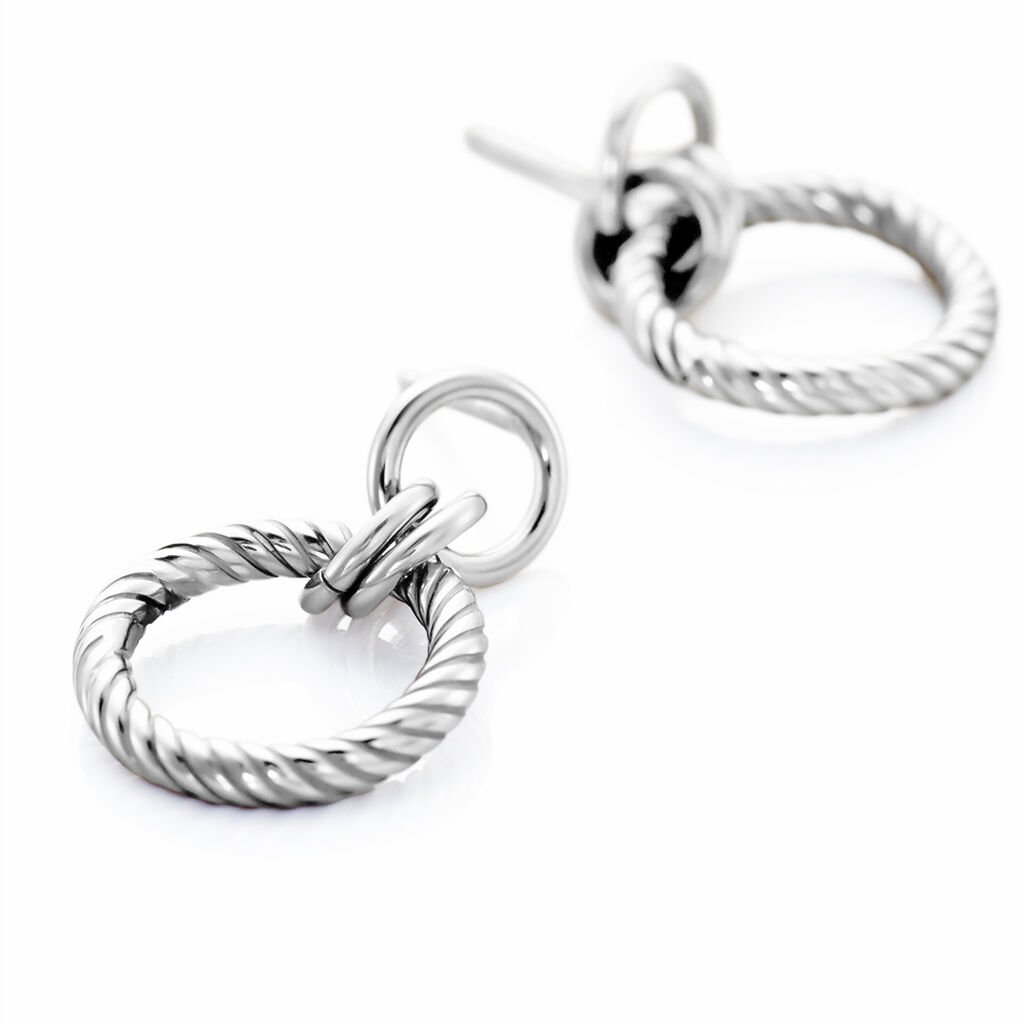 ALANA Damen Ohrringe Lang Silber Silber 925