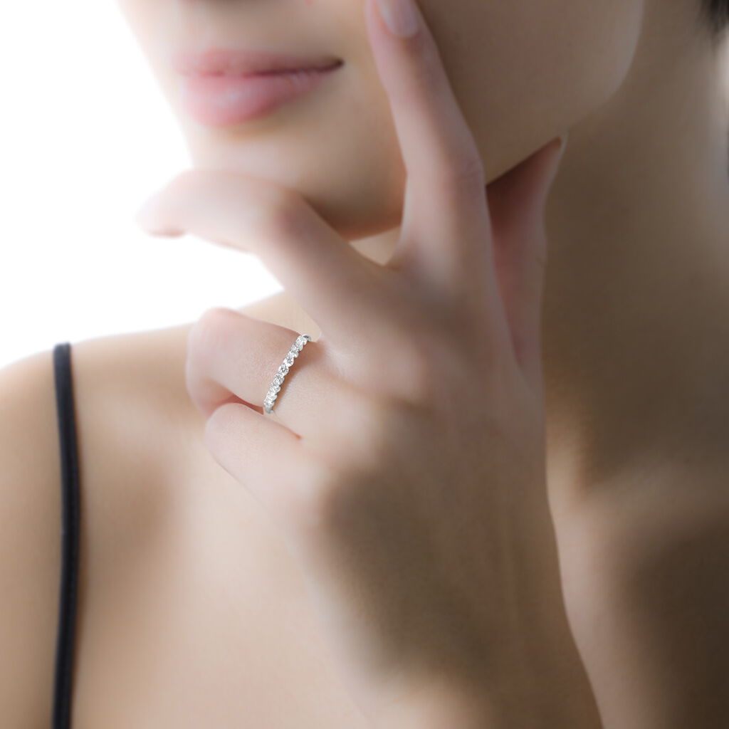 Alliance Eloise Or Blanc Diamant - Spannringe Damen | OROVIVO