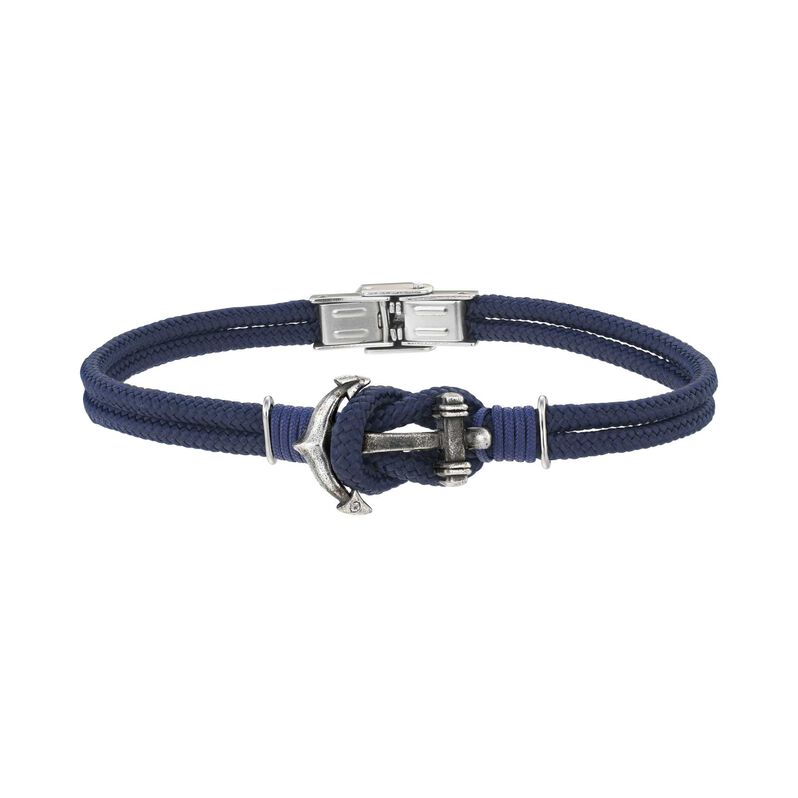 Bracciale ancora in corda e acciaio - Spannringe Herren | OROVIVO