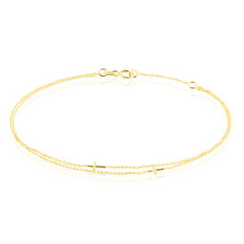 Damenarmband Gold 375 Kreuz - Armbänder  | OROVIVO