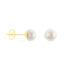 Damen Perlenohrringe Gold 585 Zuchperlen 6-6,5mm - Ohrstecker Damen | OROVIVO