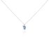 SINKA Damen Collier Silber 925 Andere Steine Blau 2,76 ct