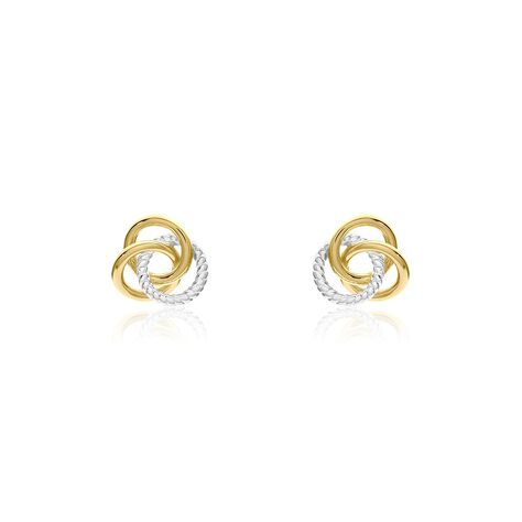 Damen Ohrstecker Messing Gold 750 plattiert - Ohrstecker Damen | OROVIVO