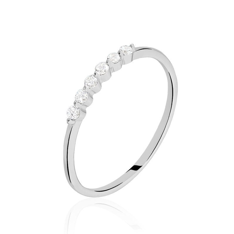 Anello Silver Elegance Argento Rodiato Cubic Zirconia - Spannringe Damen | OROVIVO
