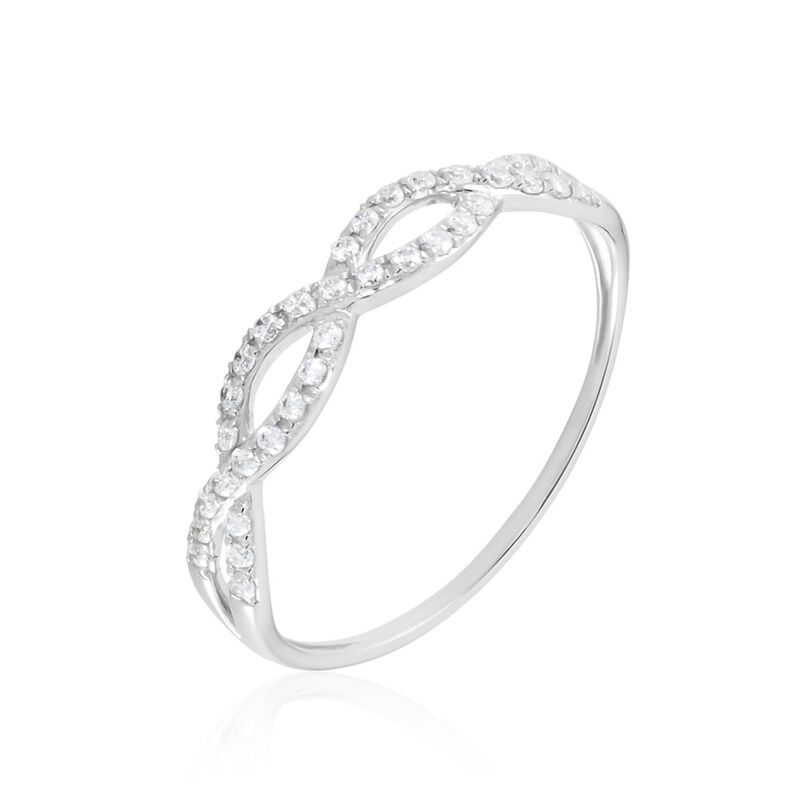 Bague Or Weiss Triston Oxyde De Zirconium - Spannringe Damen | OROVIVO