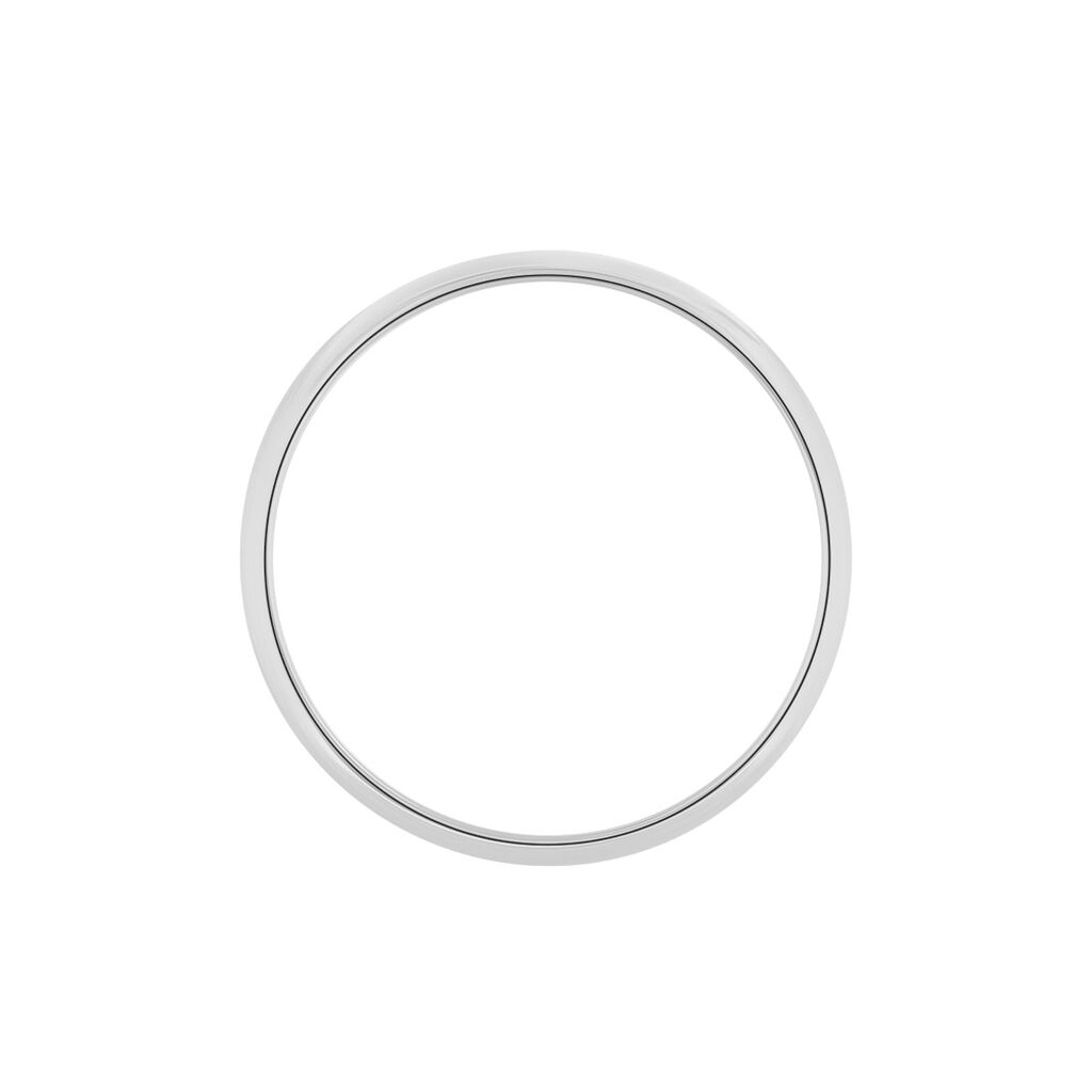 Alliance Aphroditia Ruban Plat Or Blanc - Spannringe Familie | OROVIVO