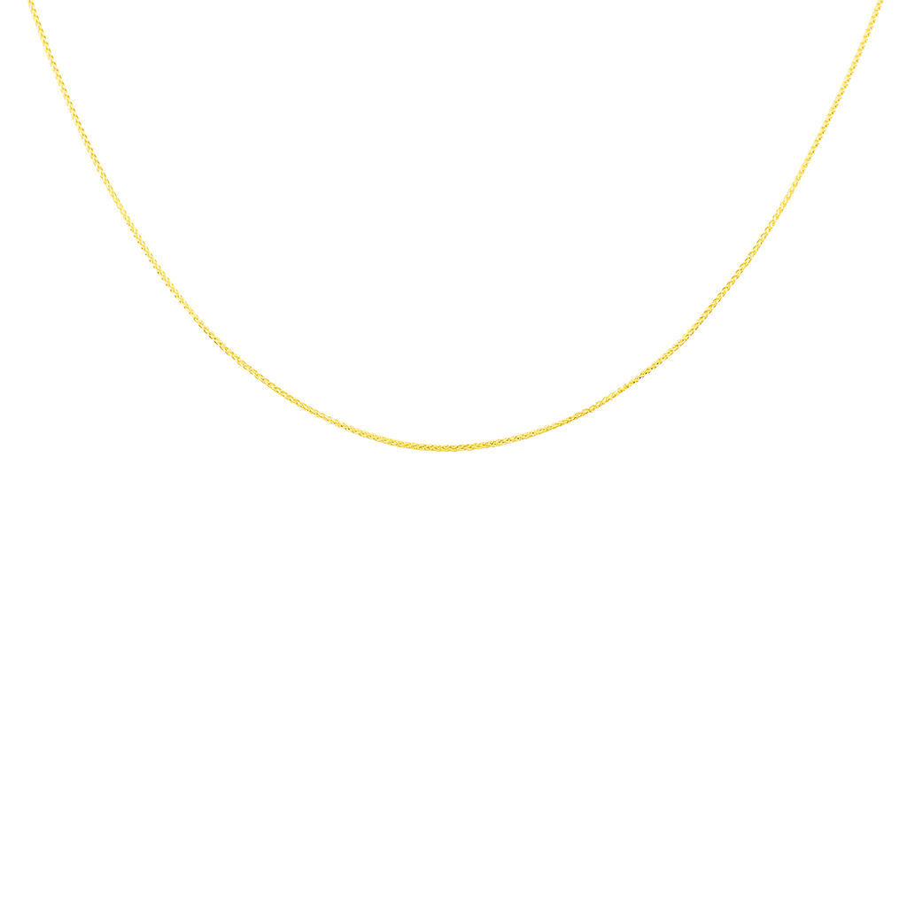Damen Zopfkette Gold 585  - Halsketten Damen | OROVIVO