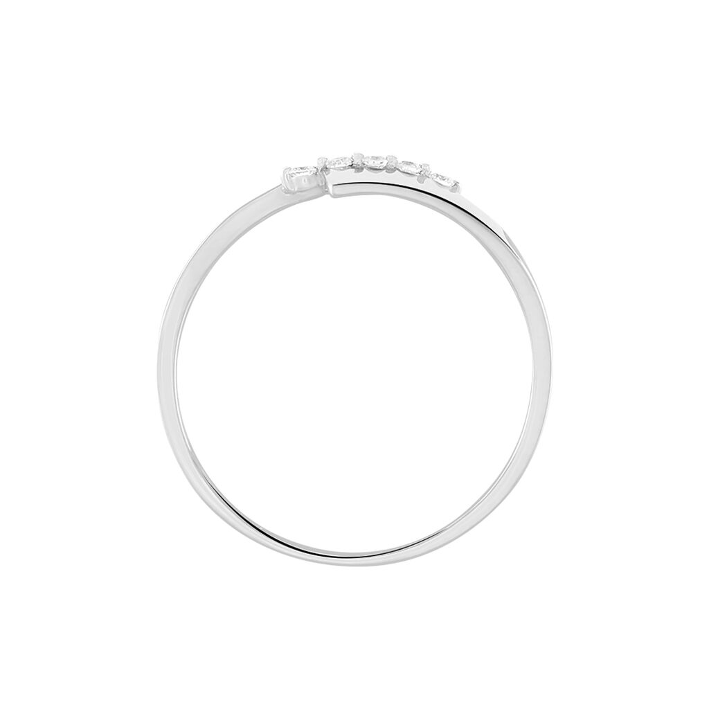 Bague Abbie Or Blanc Diamant - Spannringe Damen | OROVIVO