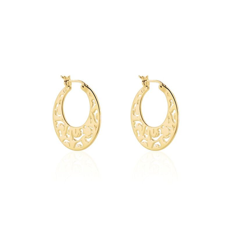 VILI Damen Creolen Vergoldet B 1,5 mm - Creolen Damen | OROVIVO