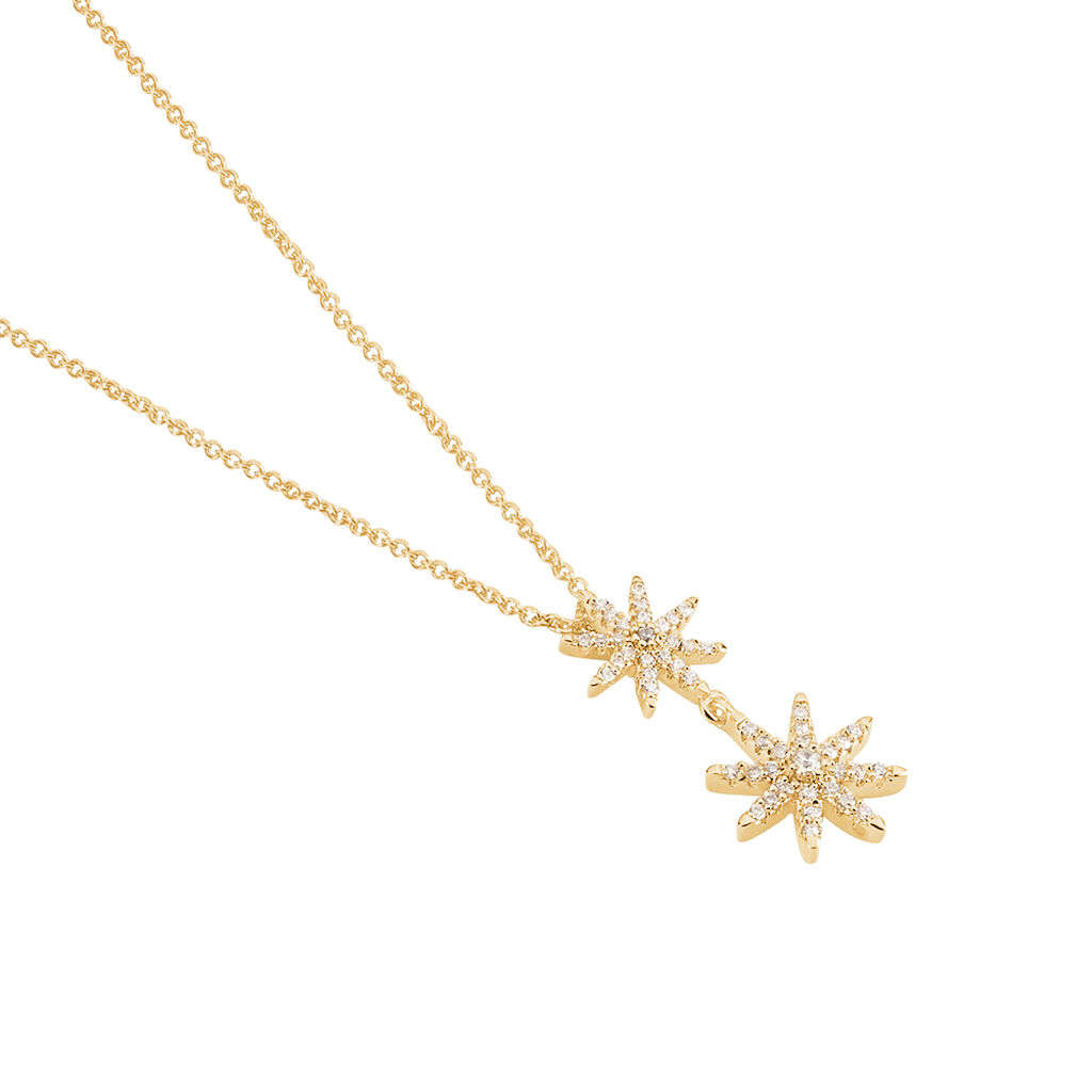 Collier Plaque Or Marcellina Oxyde - Spannringe Damen | OROVIVO