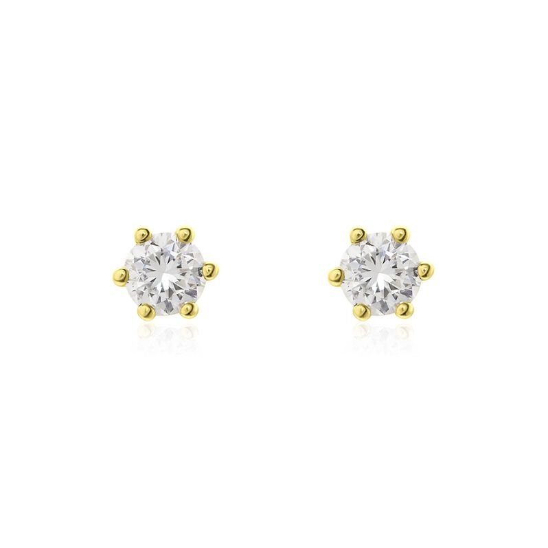 Damen Ohrstecker Gold 750 Diamant 0,26ct Monopoli  - Ohrstecker Damen | OROVIVO