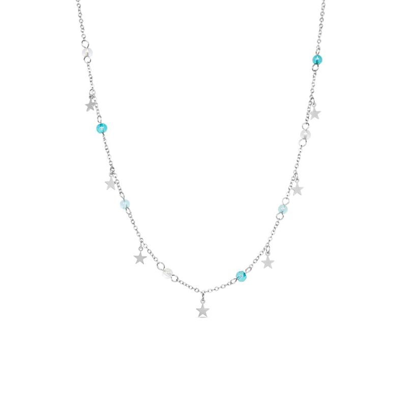 Collana Summer Collection Acciaio Azzurro - Spannringe Damen | OROVIVO