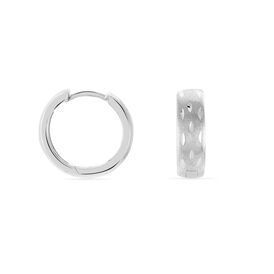 Damen Creolen Silber 925 Diamantiert - Creolen Damen | OROVIVO