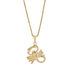 ASTRO Unisex Anhänger Gold 375 (9 Karat) Sternzeichen-Skorpion