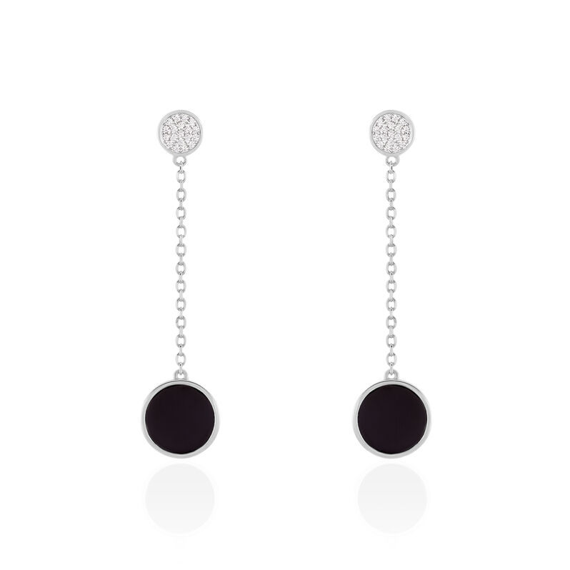 Boucles D'oreilles Argent Rhodie Adonya - Spannringe Damen | OROVIVO