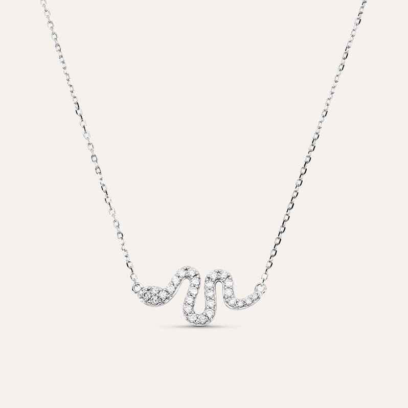 Collana Silver Moments Argento Rodiato Cubic Zirconia - Spannringe Damen | OROVIVO