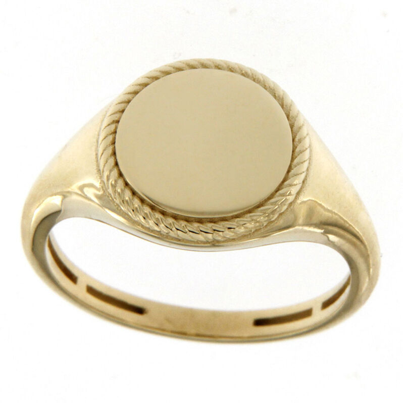 Unisex Siegelring Gold 375 - Siegelringe Unisex | OROVIVO