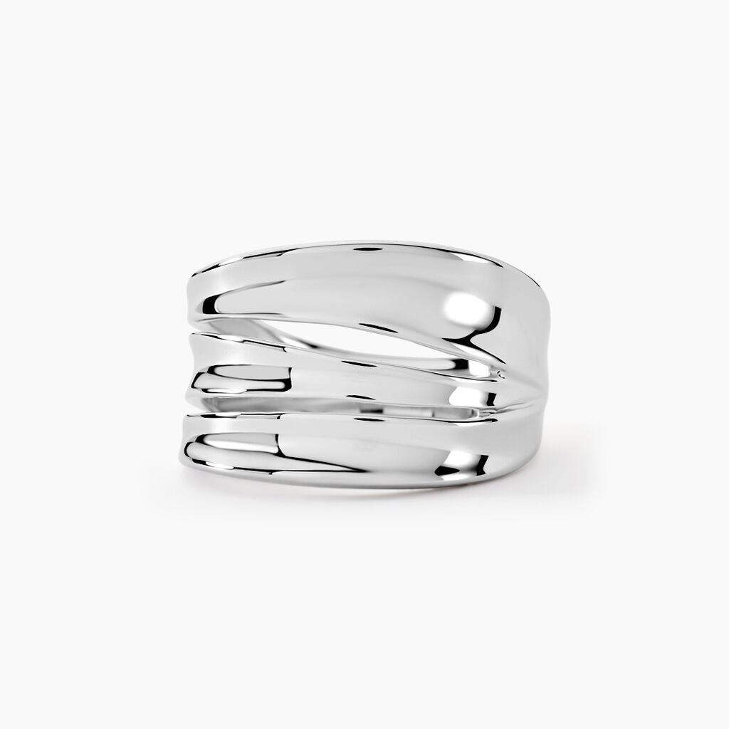 Bague Edwyna Argent Blanc - Spannringe Damen | OROVIVO