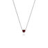Isadora Damen Collier Silber 925 Herz B 1,4 mm