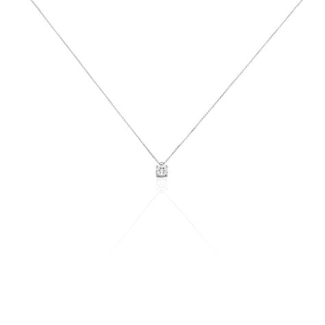 Damen Collier Weißgold 750 Diamant 0,21ct - Halsketten Damen | OROVIVO