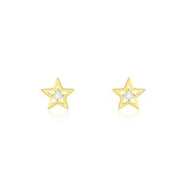 Ohrstecker Gold 375 Zirkonia Stern - Ohrstecker Familie | OROVIVO