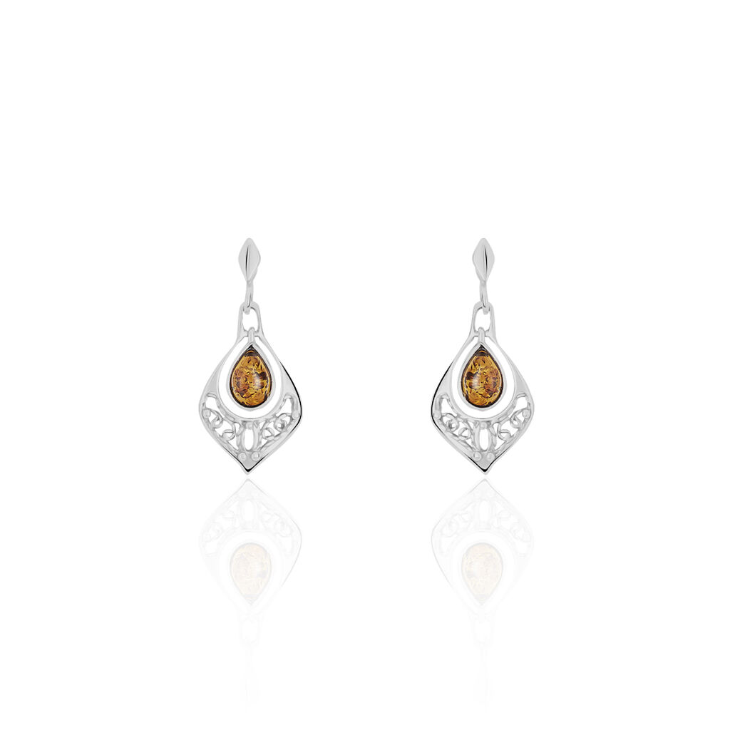Boucles D'oreilles Melissa Argent Rhodie - Spannringe Damen | OROVIVO