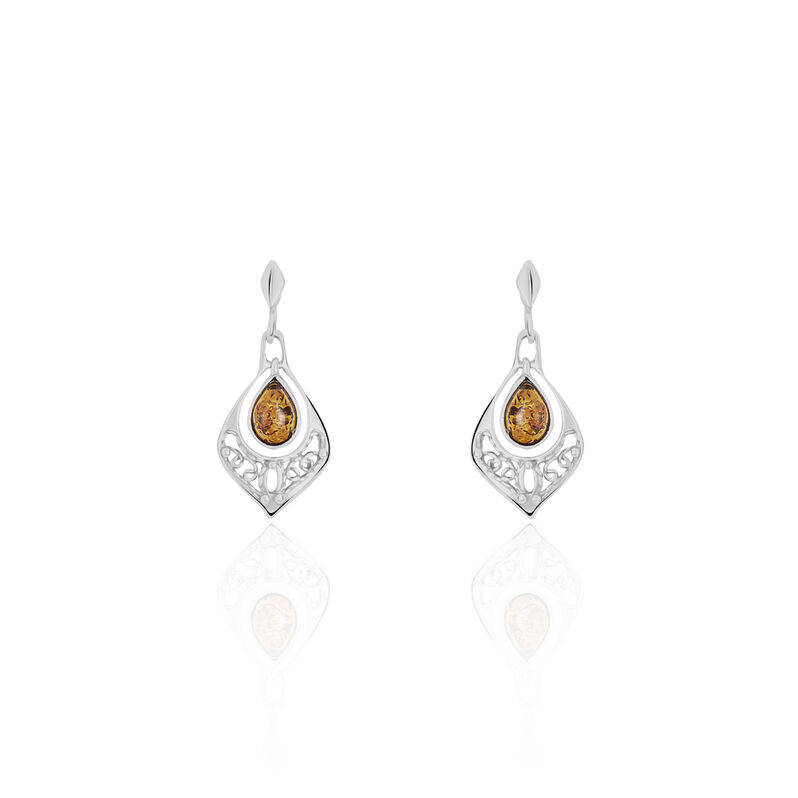 Boucles D'oreilles Melissa Argent Rhodie - Spannringe Damen | OROVIVO