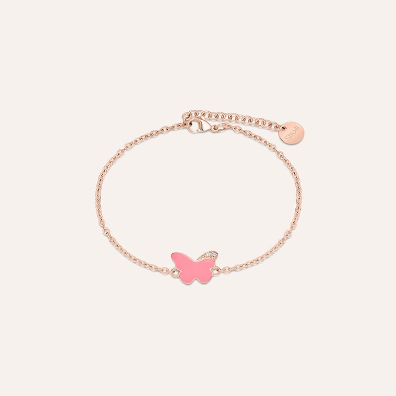 Bracciale Lady Sweet Acciaio Rosa Cristallo - Spannringe Damen | OROVIVO