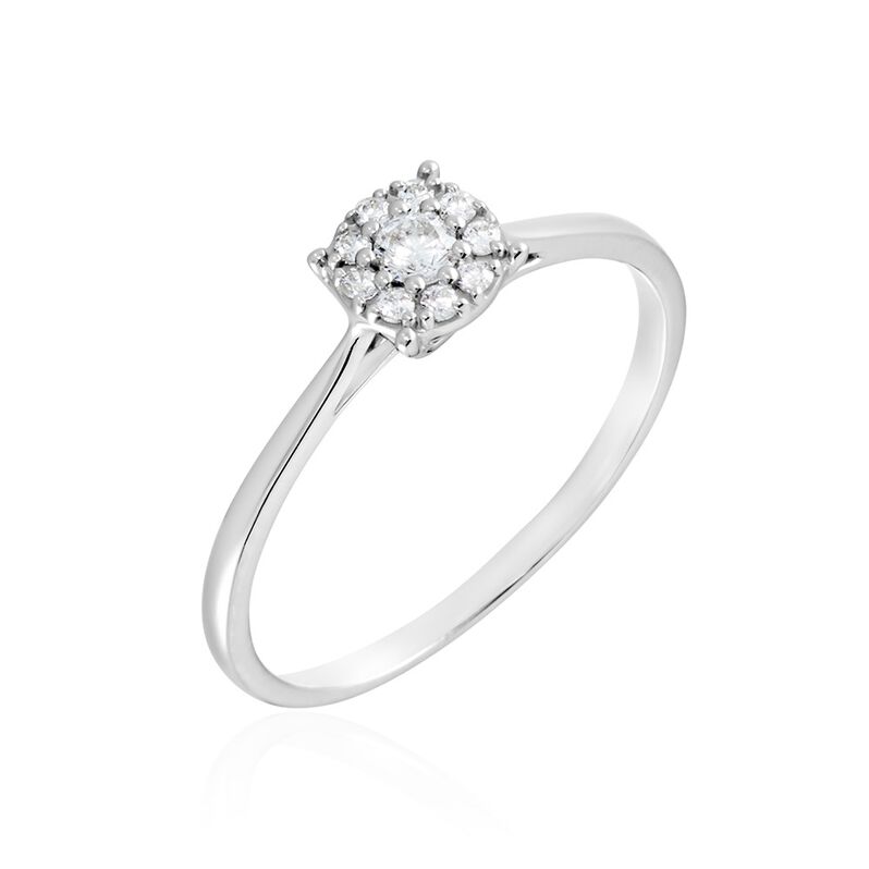 Bague Or Weiss Nori Oxyde De Zirconium - Spannringe Damen | OROVIVO