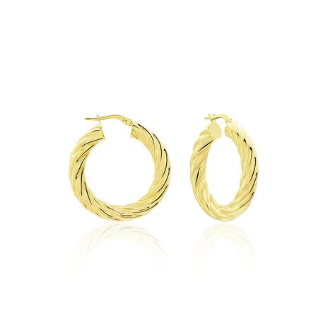 Damen Creolen Gold 375