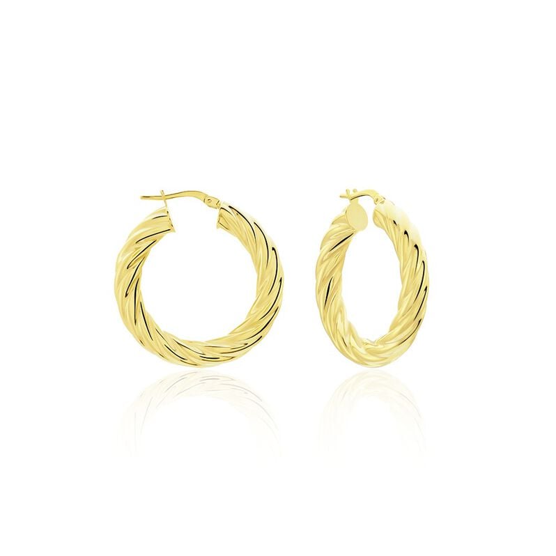 Damen Creolen Gold 375 - Creolen Damen | OROVIVO