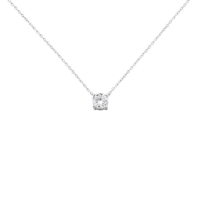 Collier Or Weiss Anatoli Solitaire - Spannringe Damen | OROVIVO