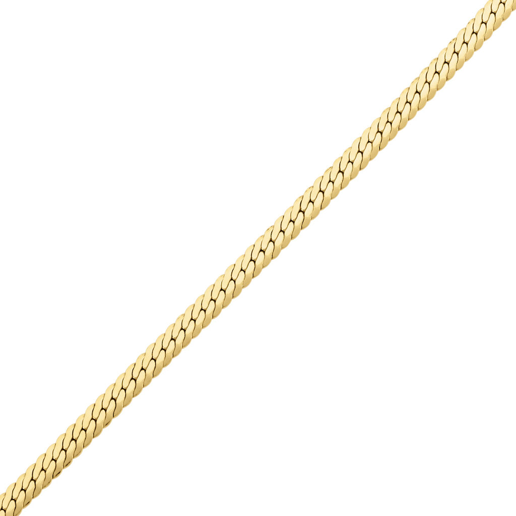 HANIWA Damen Armband Silber vergoldet 925 B 3,2 mm