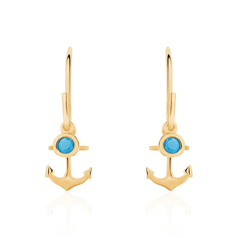 Boucles D'oreilles Plaque Or Garsendis P - Spannringe Damen | OROVIVO