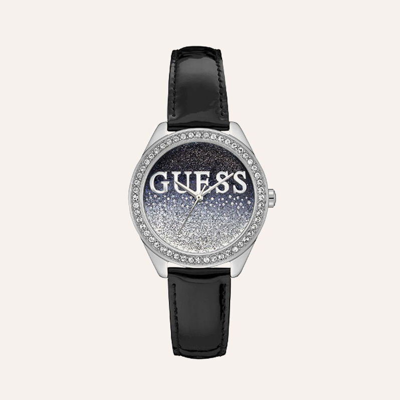 Orologio Donna Guess Glitter Girl quadrante nero W0823L2-RE21 - Spannringe Damen | OROVIVO