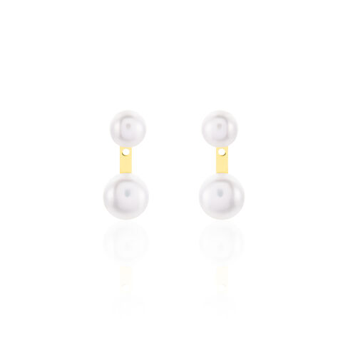 Damen Perlenohrringe Gold 375 Zuchtperle Seona - Ohrringe Damen | OROVIVO