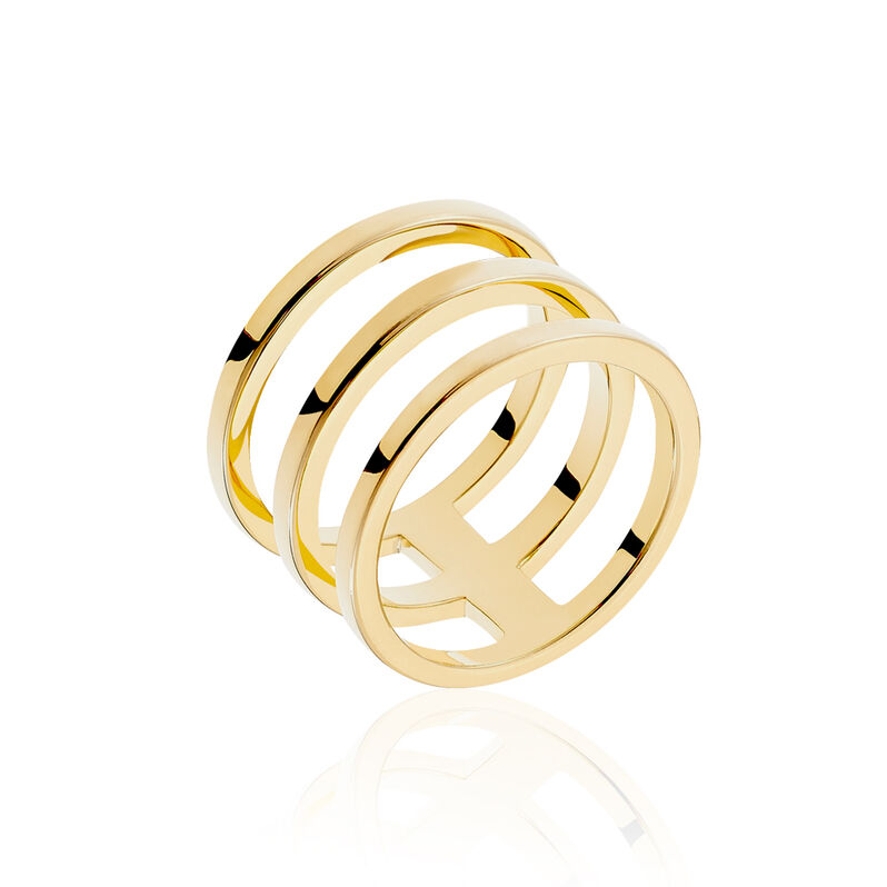 Bague Nely Plaque Or Jaune - Spannringe Damen | OROVIVO