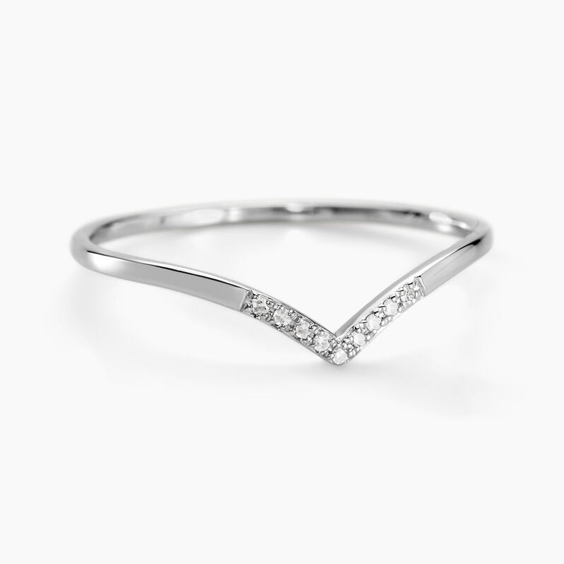 Bague Alicia Or Weiss Diamants - Spannringe Damen | OROVIVO