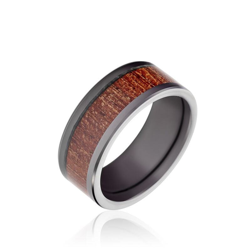 Bague Acier Noir Jakub - Spannringe Herren | OROVIVO