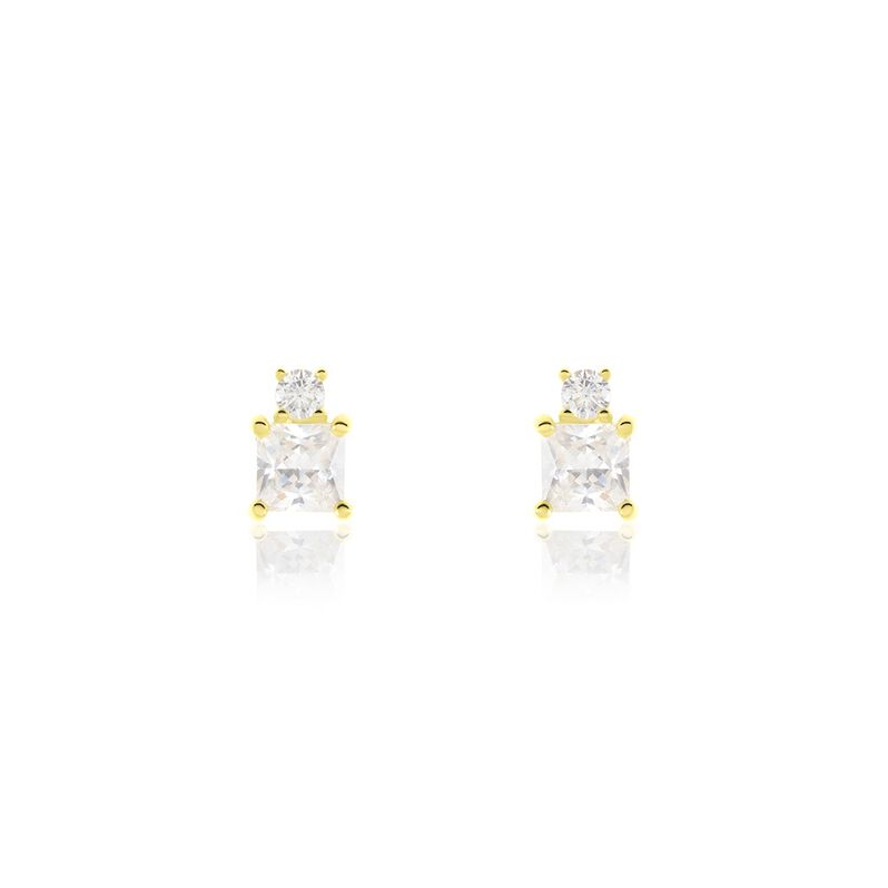 Damen Ohrstecker Gold 375 Zirkonia - Ohrstecker Damen | OROVIVO